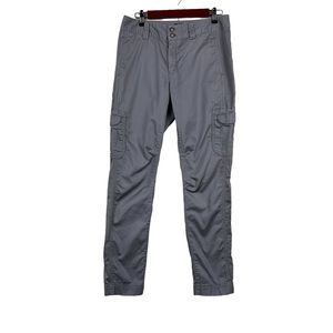Eddie Bauer Womens Hiking Cargo Pants Size 6 Gray Pockets Active Outdoors Cotton